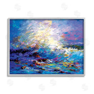 Leon Devenice | Abstract Colorful Ocean Waves
