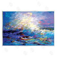 Leon Devenice | Abstract Colorful Ocean Waves