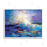 Leon Devenice | Abstract Colorful Ocean Waves