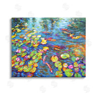 Leon Devenice | Koi Fish and Water Lilies