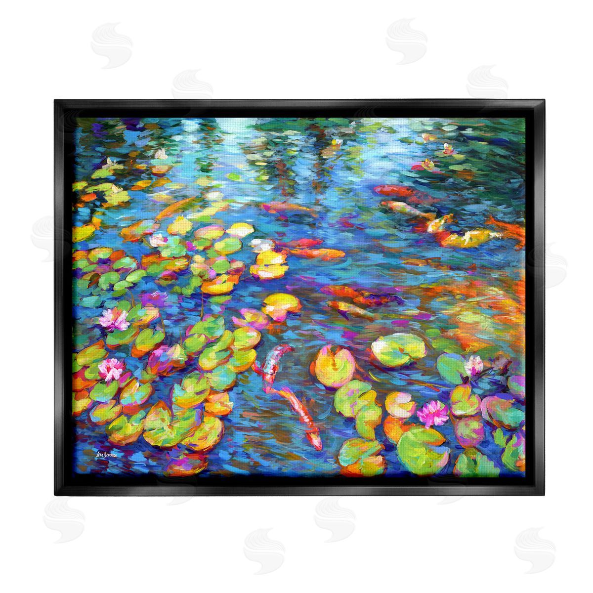 Leon Devenice | Koi Fish and Water Lilies