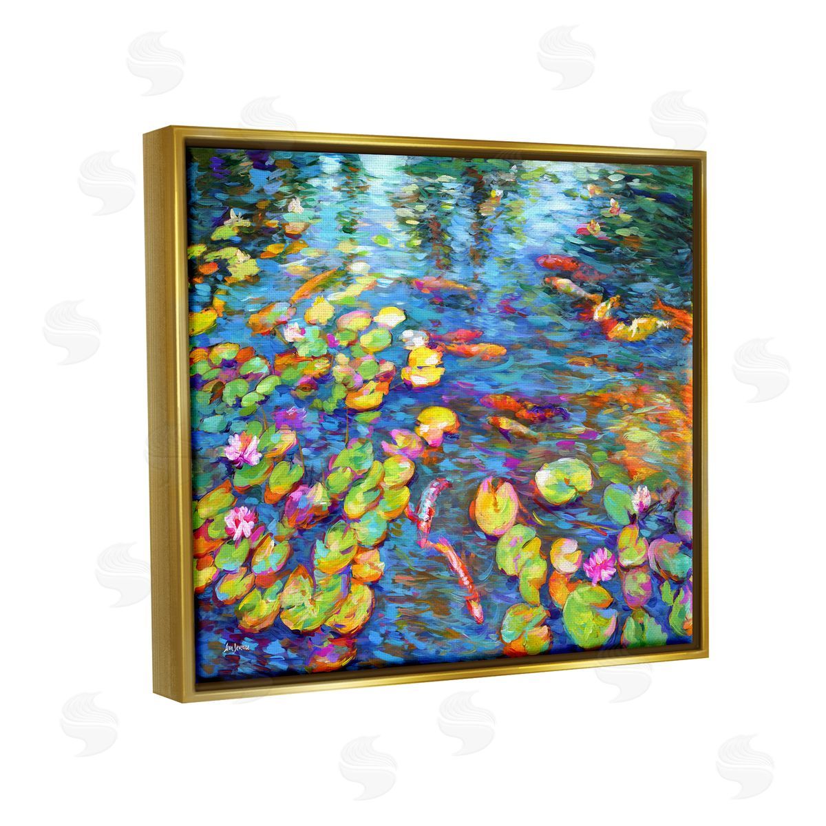 Leon Devenice | Koi Fish and Water Lilies