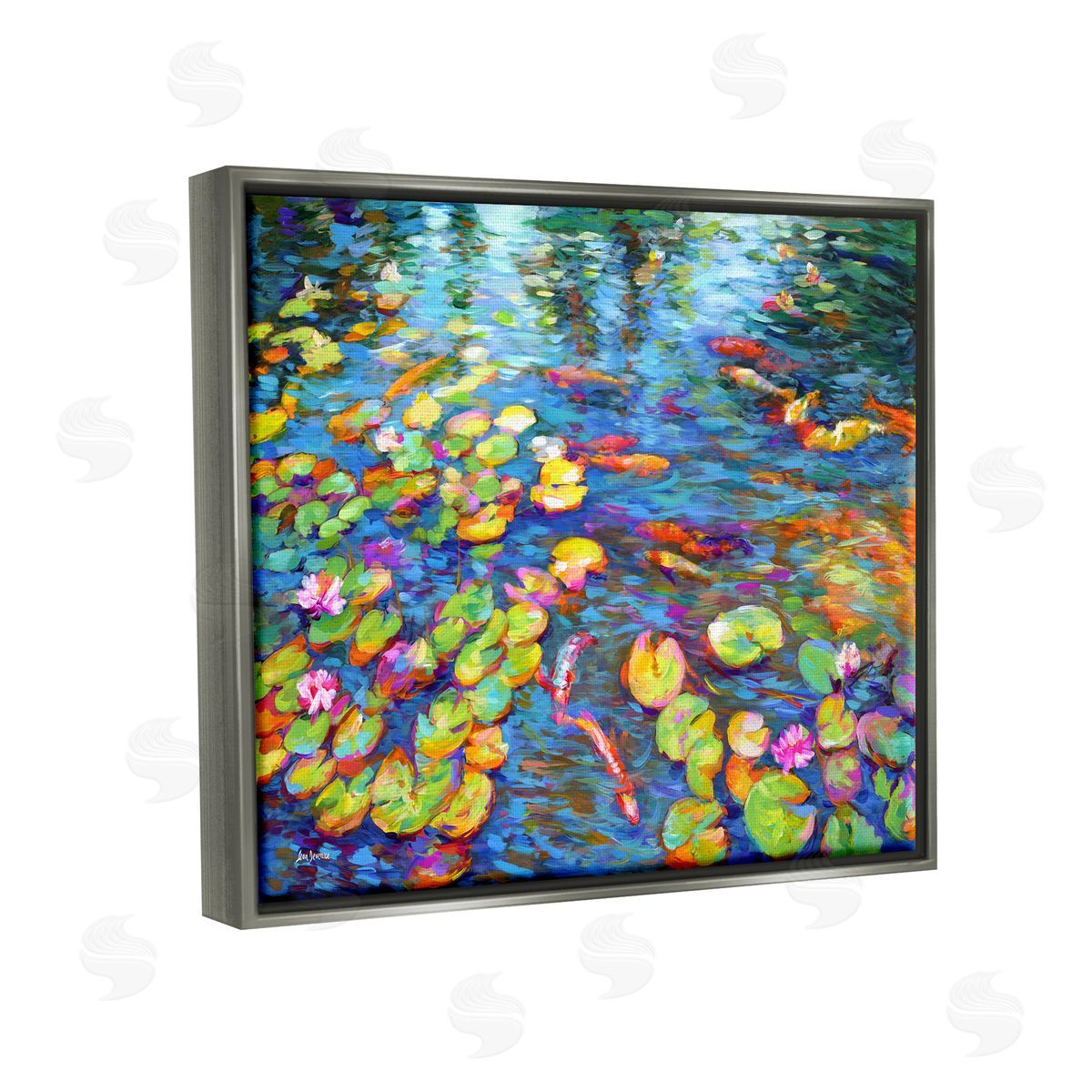 Leon Devenice | Koi Fish and Water Lilies