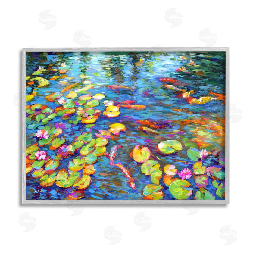 Leon Devenice | Koi Fish and Water Lilies
