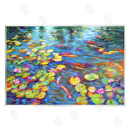 Leon Devenice | Koi Fish and Water Lilies