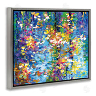 Leon Devenice | Colorful Reflections Lake Flowers