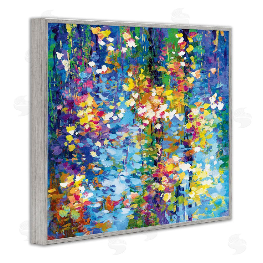 Leon Devenice | Colorful Reflections Lake Flowers