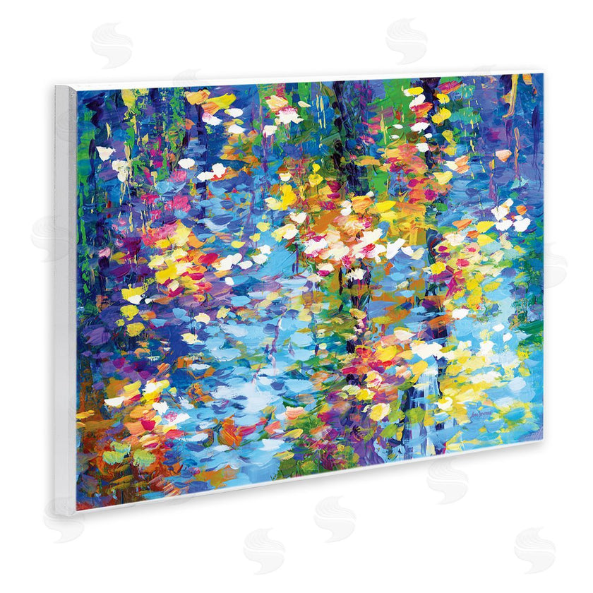 Leon Devenice | Colorful Reflections Lake Flowers