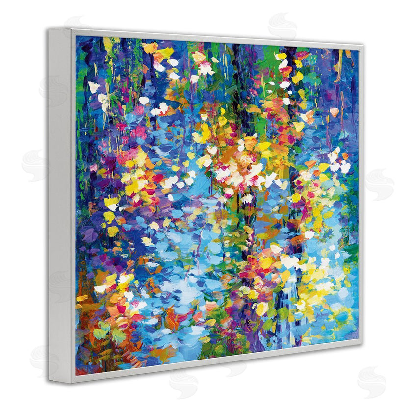 Leon Devenice | Colorful Reflections Lake Flowers