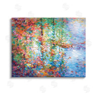 Leon Devenice | Abstract Leaves Colorful Reflections