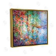 Leon Devenice | Abstract Leaves Colorful Reflections