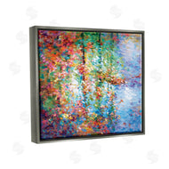 Leon Devenice | Abstract Leaves Colorful Reflections