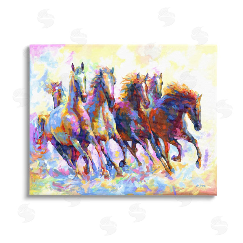 Leon Devenice | Vivid Wild Horses Running