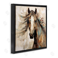 Lazar Studio | Brown Horse with Florals