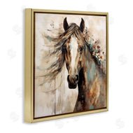 Lazar Studio | Brown Horse with Florals