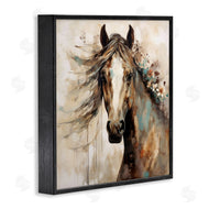Lazar Studio | Brown Horse with Florals