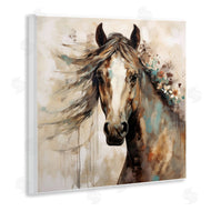 Lazar Studio | Brown Horse with Florals