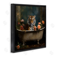 Lazar Studio | Tiger in Floral Bathtub