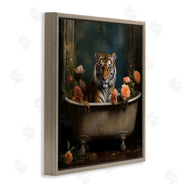 Lazar Studio | Tiger in Floral Bathtub