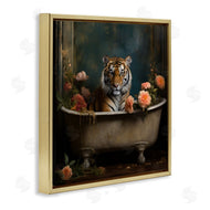 Lazar Studio | Tiger in Floral Bathtub