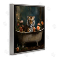 Lazar Studio | Tiger in Floral Bathtub