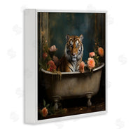 Lazar Studio | Tiger in Floral Bathtub