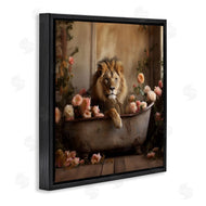 Lazar Studio | Lion in Flower Filled Tub