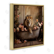 Lazar Studio | Lion in Flower Filled Tub