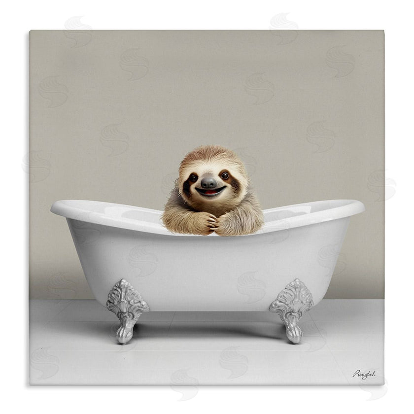 Roozbeh | Happy Sloth in Bathtub