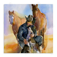 John Keeling | Cowboy & Animals Watercolor