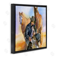 John Keeling | Cowboy & Animals Watercolor
