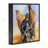 John Keeling | Cowboy & Animals Watercolor