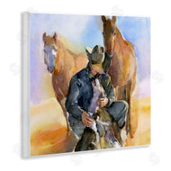 John Keeling | Cowboy & Animals Watercolor