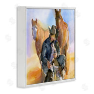 John Keeling | Cowboy & Animals Watercolor