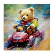 Ray Powers | Teddy Bear on Go Kart
