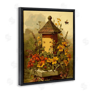 Stupell Studio | Bees & Floral Architecture