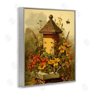 Stupell Studio | Bees & Floral Architecture