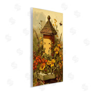 Stupell Studio | Bees & Floral Architecture