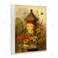 Stupell Studio | Bees & Floral Architecture