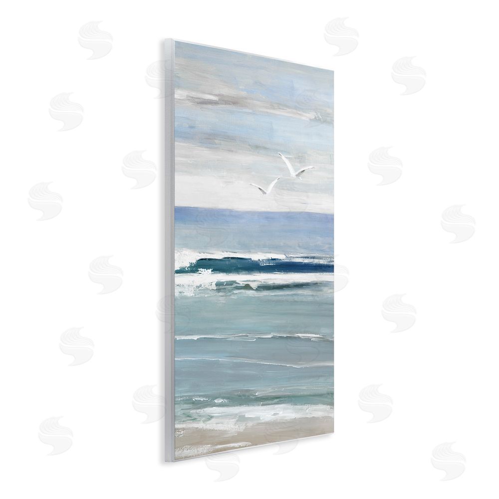 Sally Swatland Seagulls Over Shore Wall Plaque Art Print