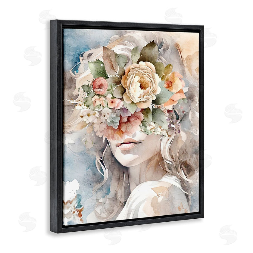 Kim Allen | Floral Portrait of Girl