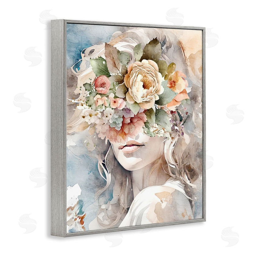 Kim Allen | Floral Portrait of Girl