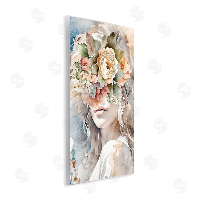 Kim Allen | Floral Portrait of Girl
