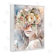 Kim Allen | Floral Portrait of Girl