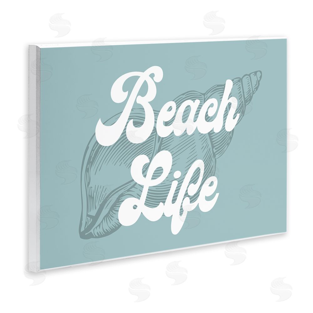 Stupell Studio Beach Life Retro Shell Wall Plaque Art Print
