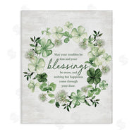 Lettered and Lined | Irish Proverb Wreath