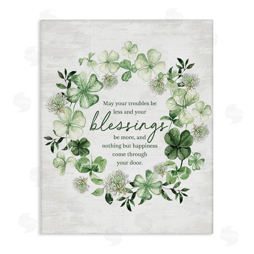 Lettered and Lined | Irish Proverb Wreath