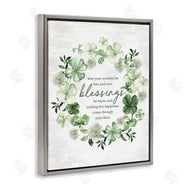 Lettered and Lined | Irish Proverb Wreath