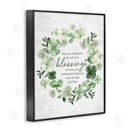 Lettered and Lined | Irish Proverb Wreath