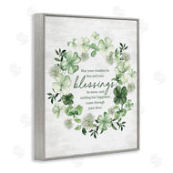 Lettered and Lined | Irish Proverb Wreath